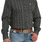 Shirts Mens Cinch Long Sleeve Rope Print MTW1105854