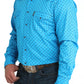 Shirts Men’s Cinch Modern Fit Blue MTW1303092