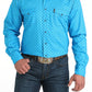 Shirts Men’s Cinch Modern Fit Blue MTW1303092