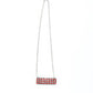 Jewelery Necklace Red Bar N1281RD