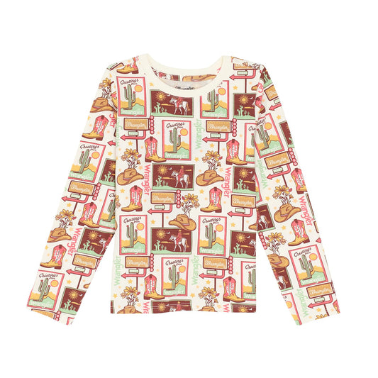 Shirts Girls Wrangler L.S Tee 112367490