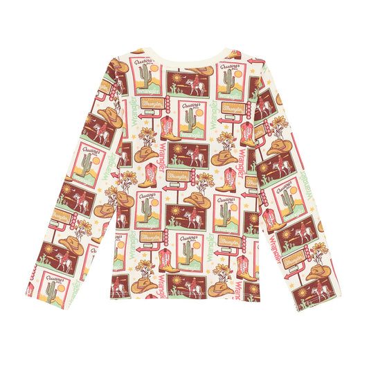 Shirts Girls Wrangler L.S Tee 112367490