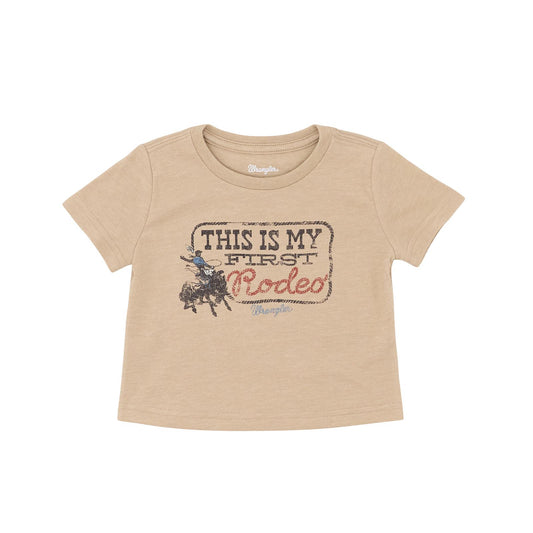 Shirts Boys Wrangler Tee First Rodeo 112368812 112365730