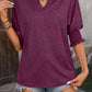 Shirts Women’s V Neck Ruffle CWTBLS0394