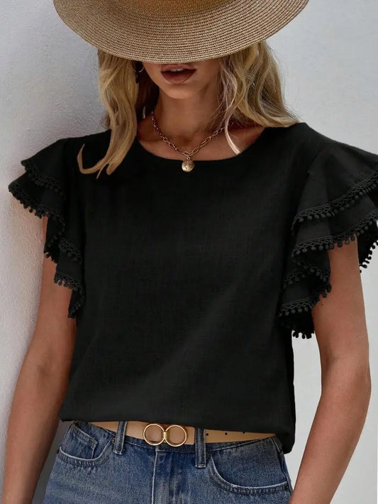 Shirts Women’s Casual Round Neck CWTSTS0665