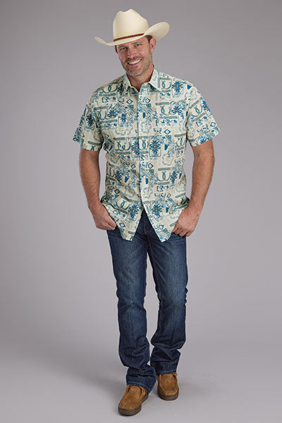Shirts Men’s Roper Hawaiian S.S Snap 03-002-0064-0246