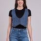 Outerwear Women’s Roper Denim Vest 03-074-0594–6173