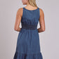 Dresses Roper Solid Denim Tank Dress 03-057-0594-6173
