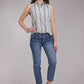 Shirts Women’s Roper Sleeveless Snap Print 01-052-019-0355