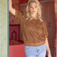 Shirts Women’s Ruffled Band Lace Top 35343