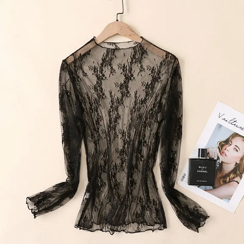 Shirts Women’s Lace Top Mesh Missy TO1034