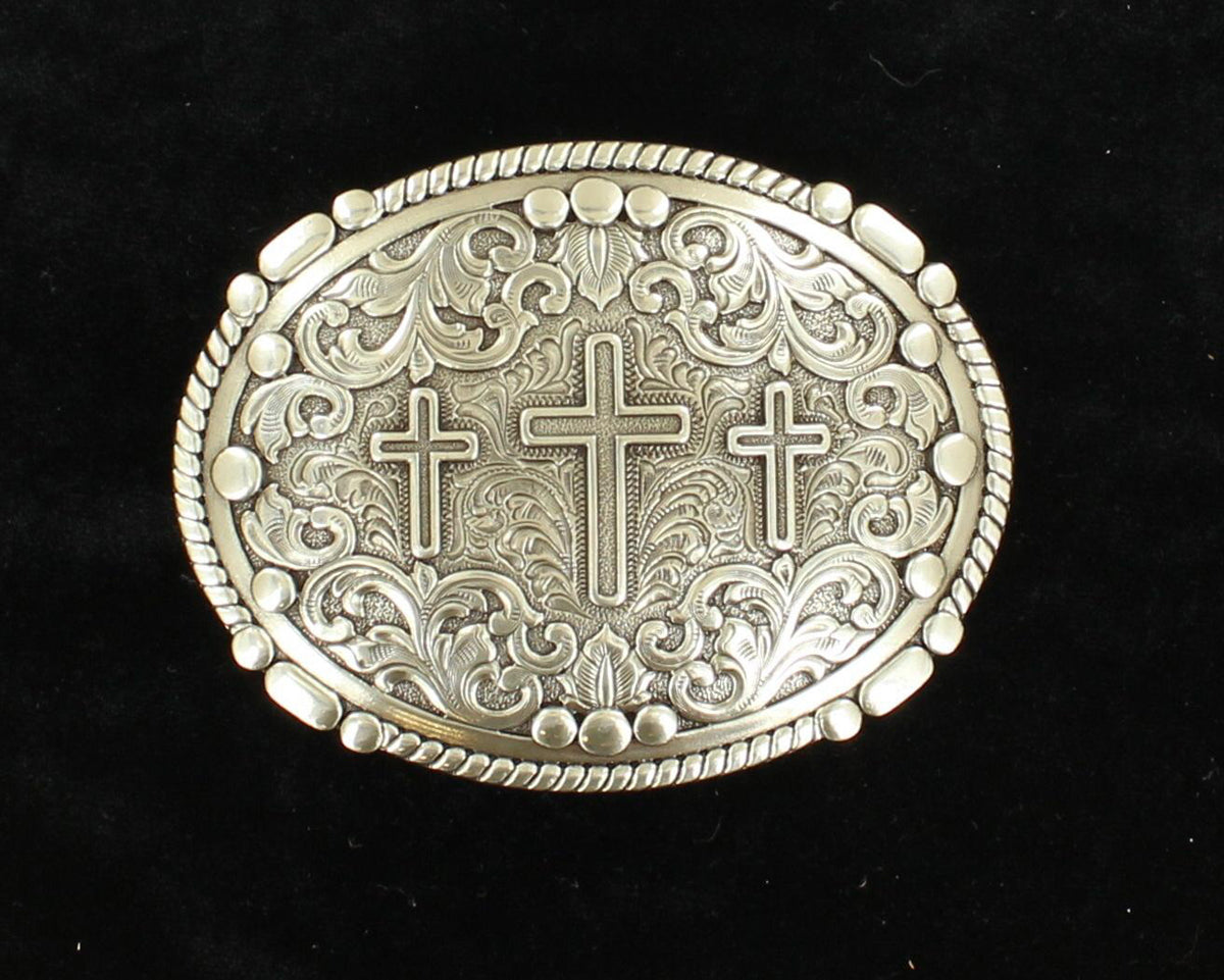 Accessories 3 Cross  Belt Buckle 37980