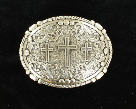 Accessories 3 Cross  Belt Buckle 37980