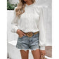 Shirts Women’s Swiss Dot Lace Top White W20506075