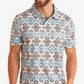 Shirts Men’s Rock&Roll Aztec Printed Polo White BM51T06010