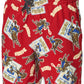 Shorts Men’s Cinch Swim Trunk Red Western Print MB58135007