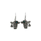 Jewelry Silver Strike Cow Head Earring D460020536