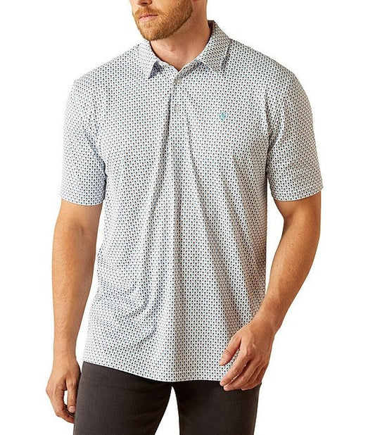 Shirts Men’s Ariat Polo All Over Print White 10058780