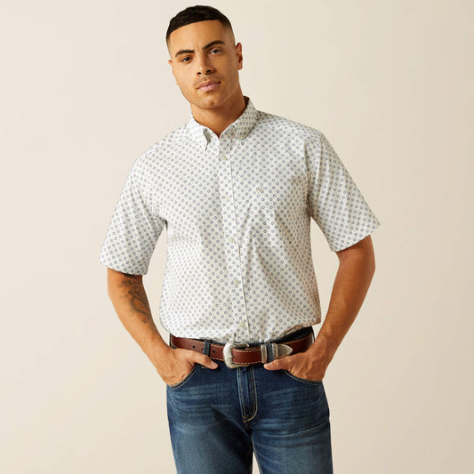 Men’s Shirts Ariat S.S Shawn Geo Print 10059014