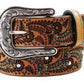 Belts Girls Nocona Paisley Turquoise Stitch N4444002