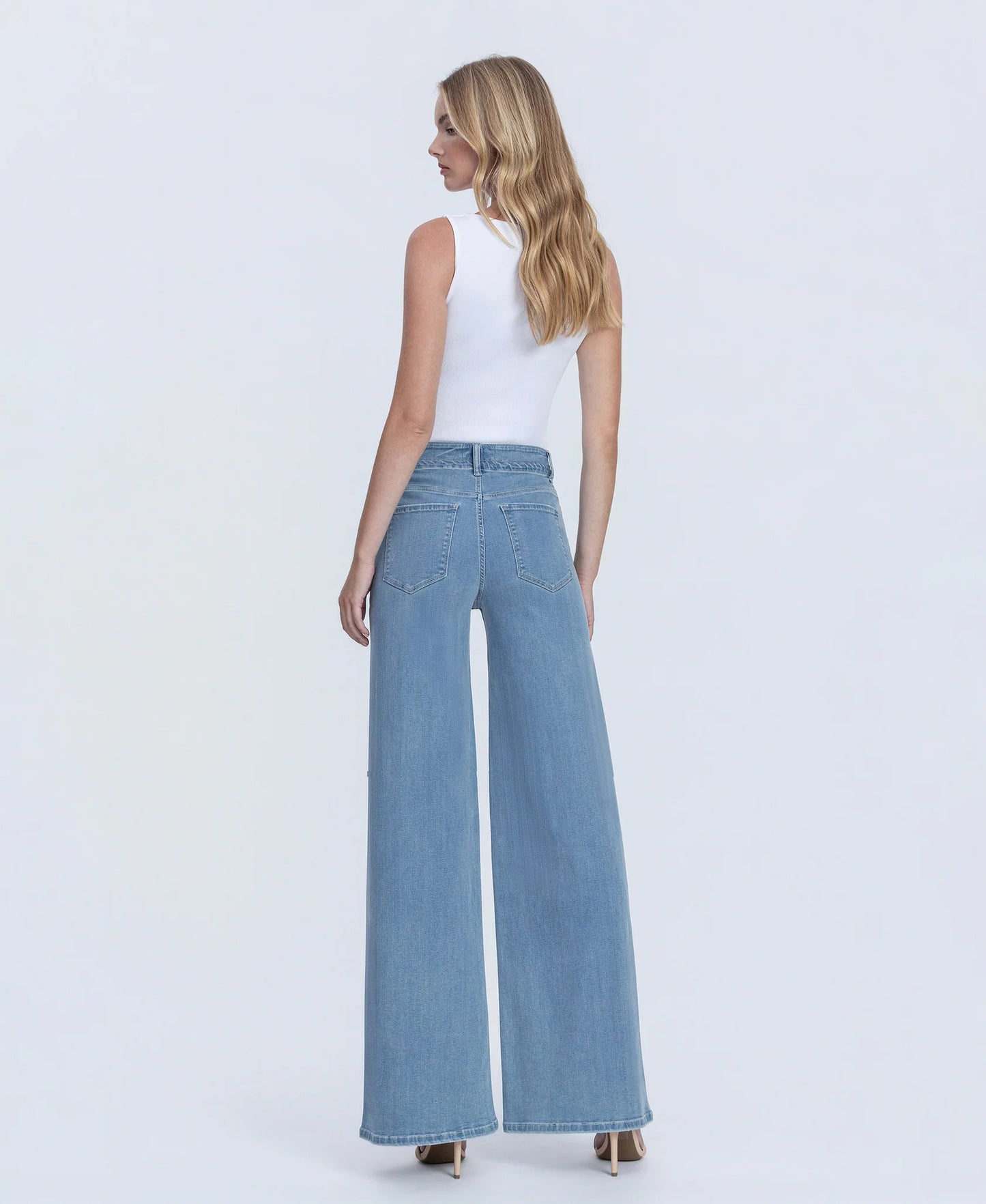 Jeans Women’s Vervet High Rise Plazzo With Tie T7010