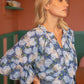 Shirts Women’s Spaghetti Floral Tie Top Beaded 35281