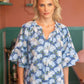 Shirts Women’s Spaghetti Floral Tie Top Beaded 35281