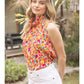 Shirts Women’s Mock Turtle Neck Sleeveless 35416