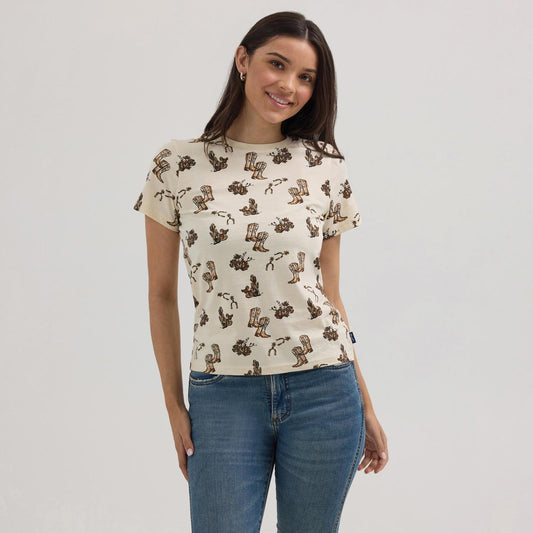 Shirts Women’s Wrangler Tee Western Print 112364395