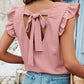 Shirts Women’s Tie Back Ruffle Blouse W20510221
