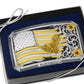Belt Buckles Montana Silversmiths Flag & Filigree Eagle AM57910-1007M