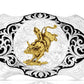 Belt Buckles Montana Silversmith Bull Rider Curly Scroll 57510-205H