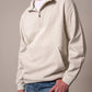 Men’s Outerwear Kimes Quarter Zip La Rue Natural