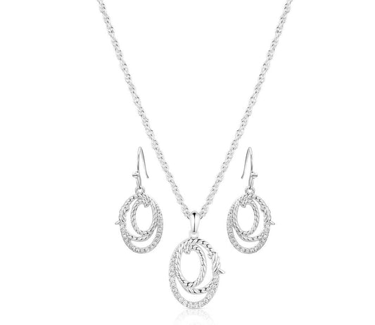 Jewelry Montana Silversmiths Necklace Earring Set JS6222