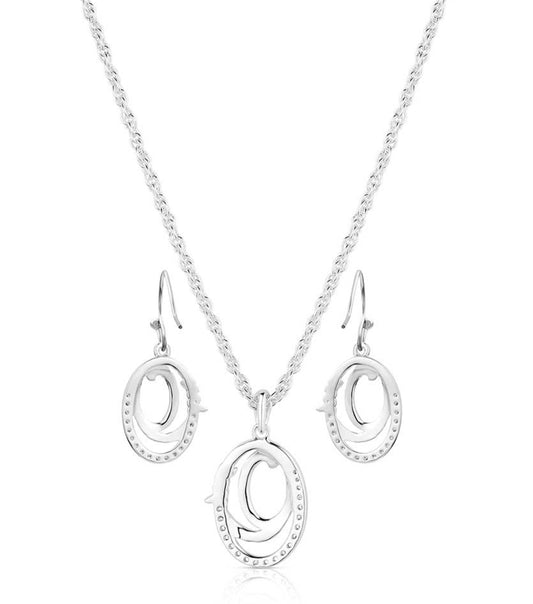 Jewelry Montana Silversmiths Necklace Earring Set JS6222