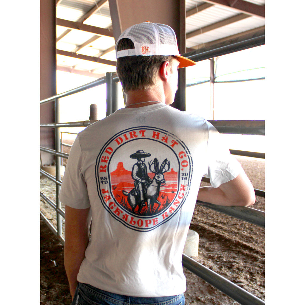 Shirts Red Dirt Short Sleeve Tee Jackalope Trail RDHC-T-143