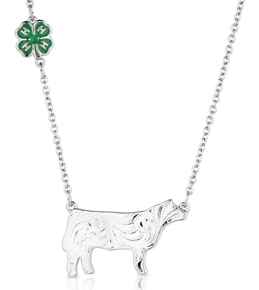 Jewelry Montana Silversmiths 4-H Steer Necklace NC6235