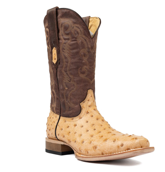 Boots Men’s Cowtown Ostrich Print Q6077
