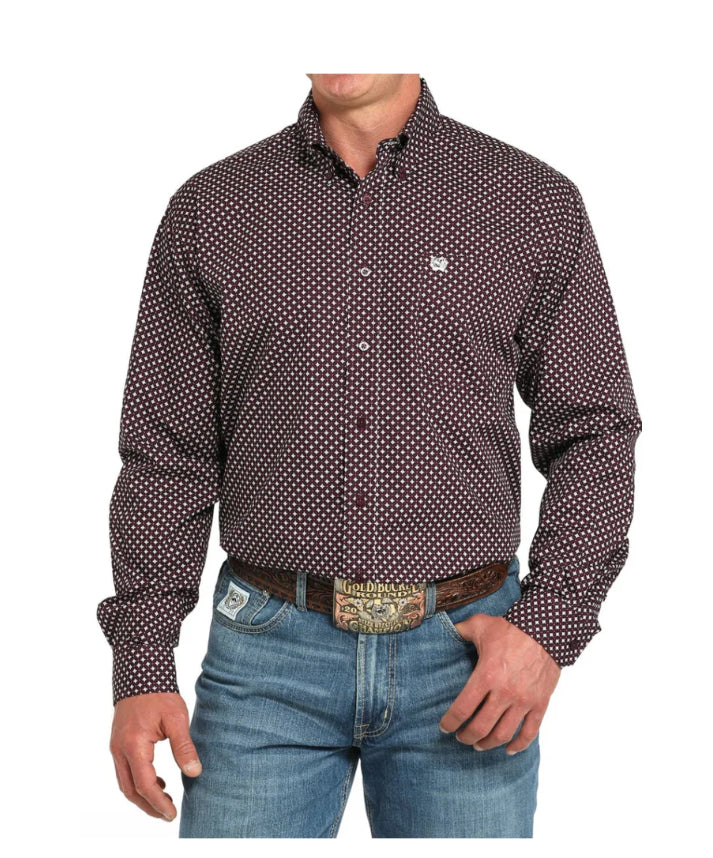 Shirts Men’s Cinch Long Sleeve Geo Print MTW1105920