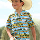 Shirts Boys Short Sleeve Tractor Print MTW7170002