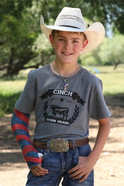 Shirts Boys Cinch Graphic Tee Angus Bull MTT7671098 MTT7672061  MTT7670161