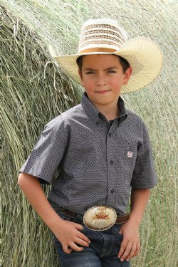 Shirts Boys Cinch S.S Button MTW7140035