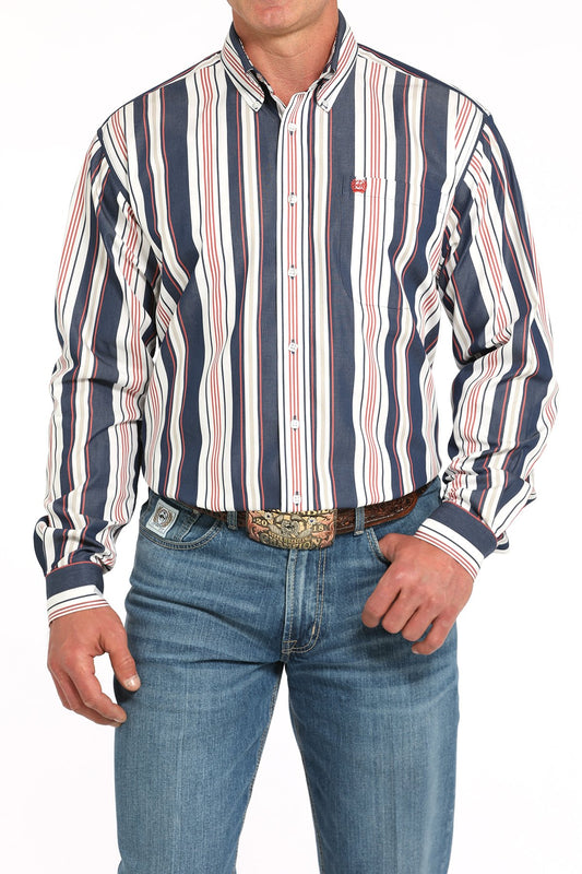 Shirts Men’s Cinch Long Sleeve Stripe MTW1105938