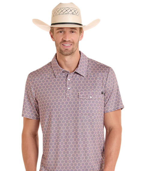 Shirts Men’s Rock&Roll Pearl Snap Polo BM51T09055
