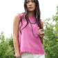 Tops Women’s Cinch Pink Tank CTW7512002