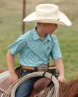 Shirts Boys Cinch Polo Blue Western Print MTK7600014