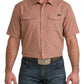 Shirts Men’s Cinch Short Sleeve Solid Camp Shirt MTW1402010