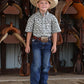 Shirts Boys Short Sleeve Bucking Horse Print MTW7140038
