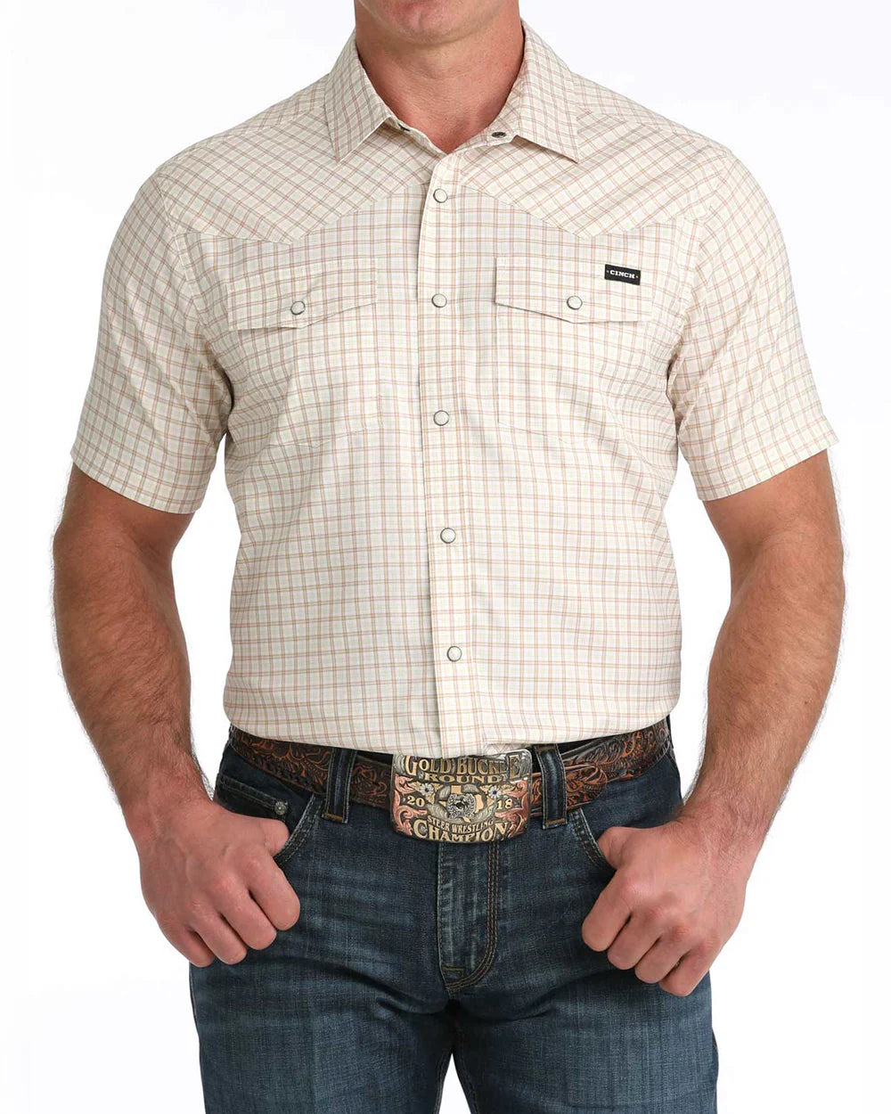 Shirts Men’s Cinch Short Sleeve Camp Shirt MTW1402012