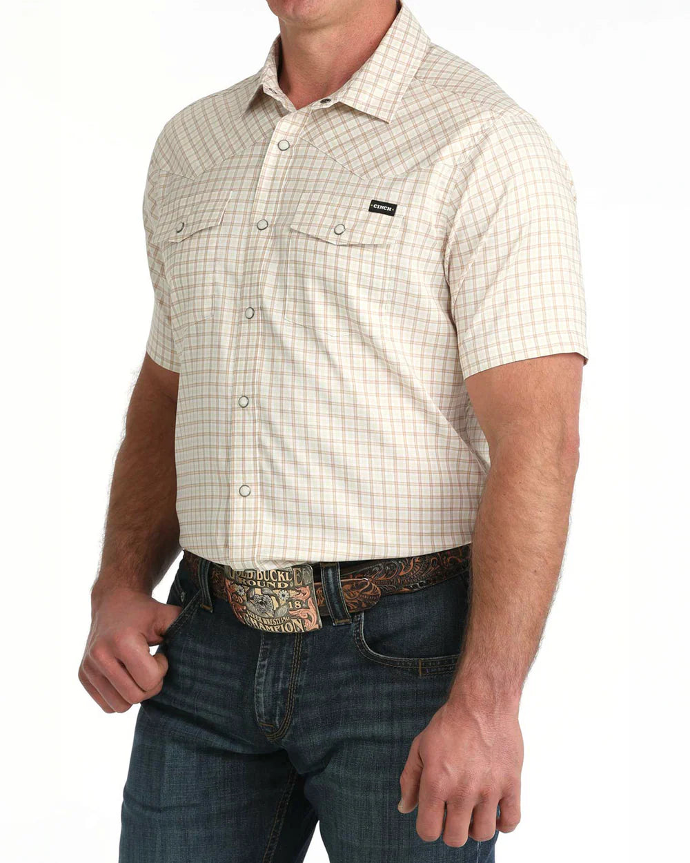 Shirts Men’s Cinch Short Sleeve Camp Shirt MTW1402012